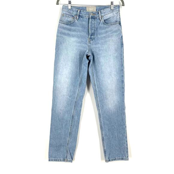 Everlane The 90s Cheeky Jean Organic Cotton Button Fly Blue Size 26 Regular - Picture 1 of 6